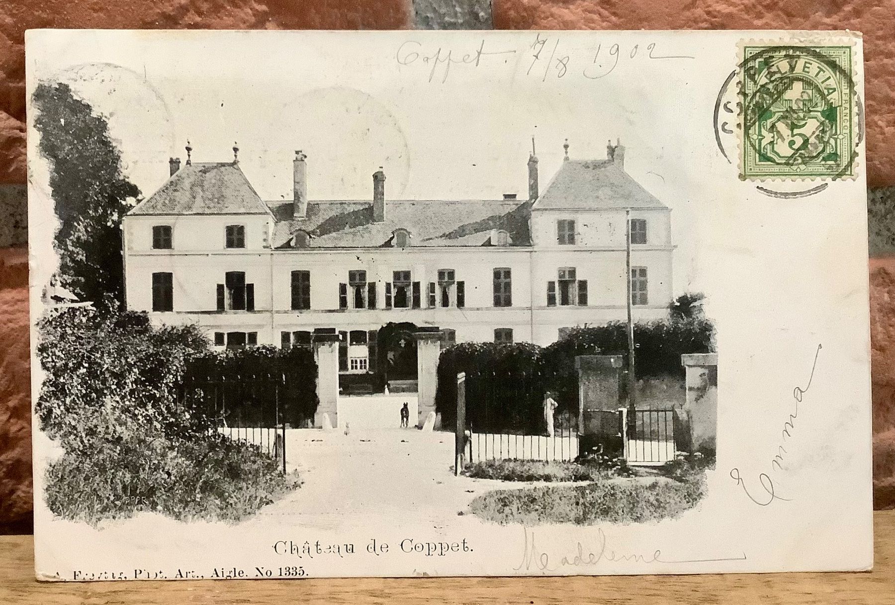 Ansichtskarten: 1902 - CHÂTEAU de COPPET – Gebraucht aus Root von ENGLAND-TREASURES