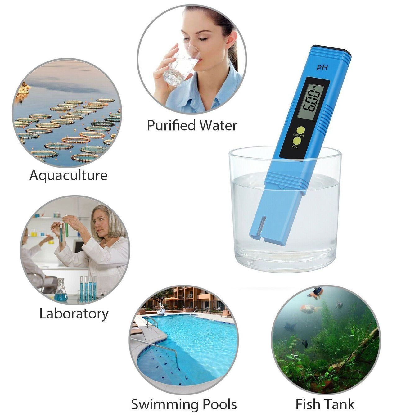 Misurare: Digital WasserTester PH Wert Prüfer Chlor Messgerät Messer – Nuovo (secondo la descrizione) da Kirchdorf AG venduto da Apost008 4