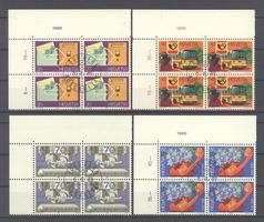 1980, Sonderpostmarken, Viererblöcke, ET