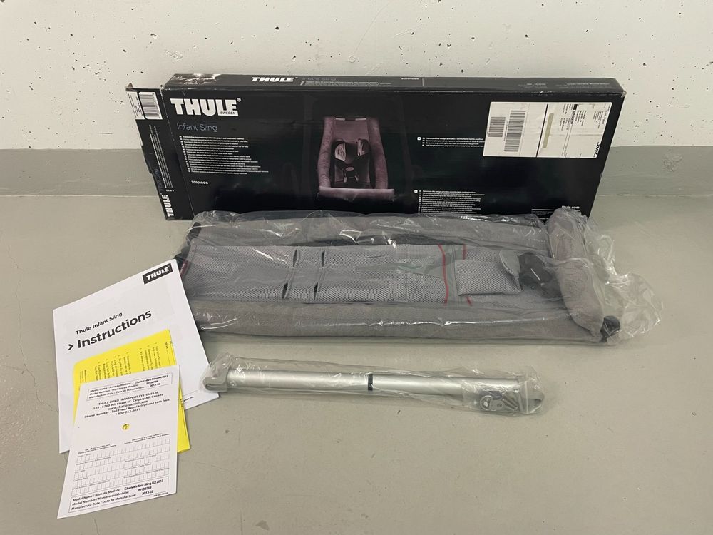Chariot Thule Sport 1 Jaune - Poussette Multi-Activités Vélo, Course Et Ski