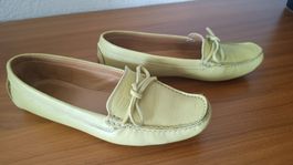 Navyboot Lederschuhe, hellgrün