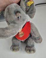 Steiff Elefant Jumbo 0520/22 Plüschtier mit Glocke grau