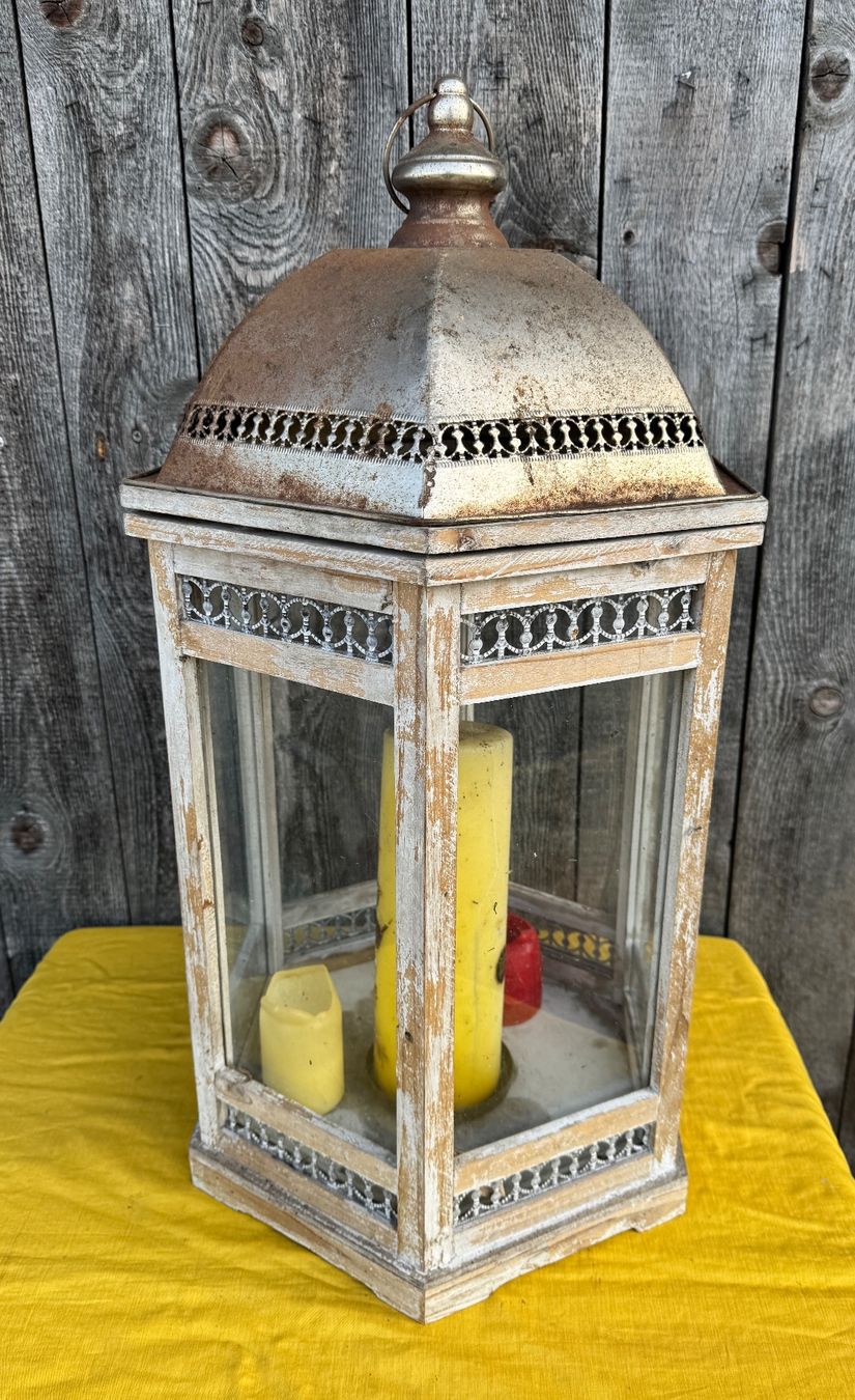 Laternen: Laterne/Kerzenhalter Shabby Chic – Gebraucht aus Sachseln von BONATI01 4