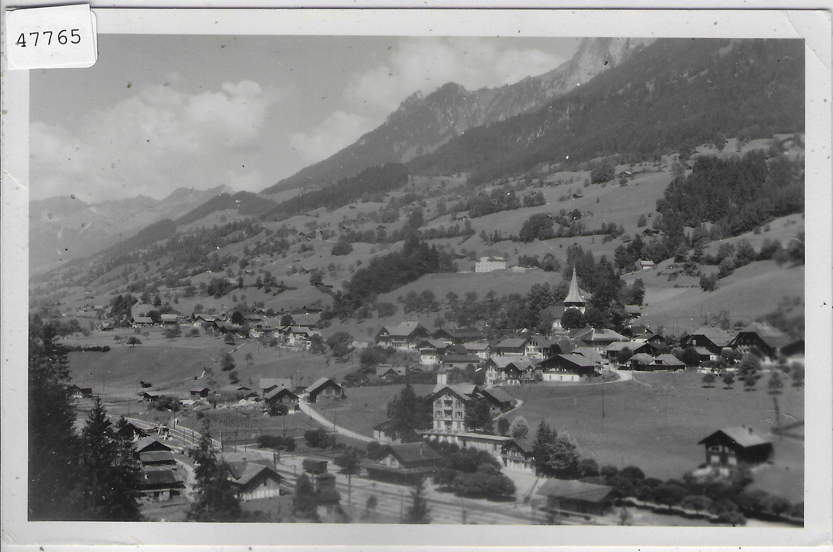 Cartes postales: Erlenbach i.Simmental mit Bahnhof – D'occasion à Ettingen par Kartenplanet