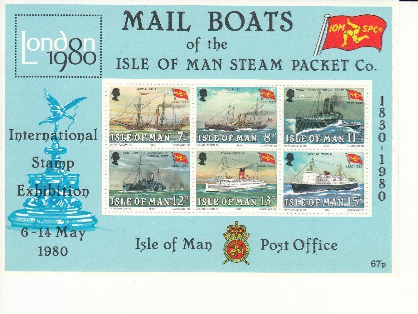 Tutti i francobolli: Isle of Man Mi Block 3 – Usato da Bürglen TG venduto da StampGraf 2