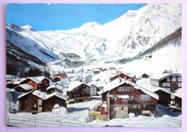 Saas-Fee 1800 m, Feegletscher und Längfluh