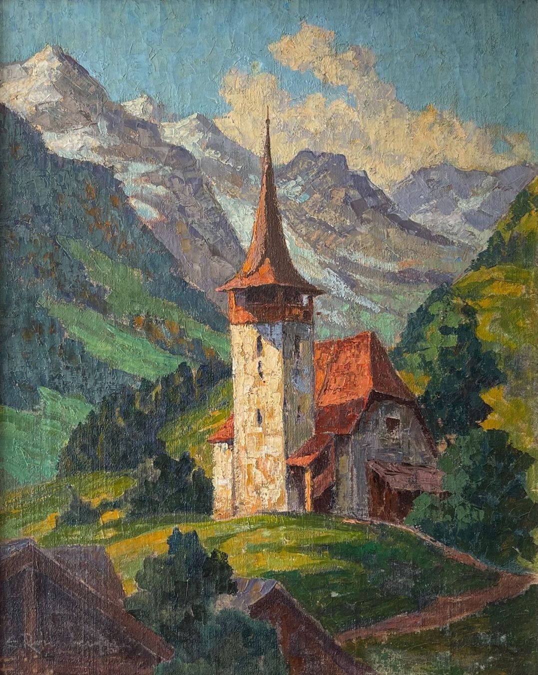 Gemälde: Rosenberger E. – Gebraucht aus Grosshöchstetten von Perle1951 1