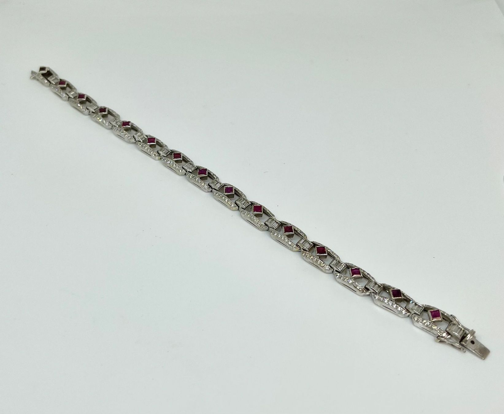 Bracciali & Braccialetti: Bracciale Tennis Tiffany diamanti e rubini – Usato da Lugano venduto da Superstudiolugano 2