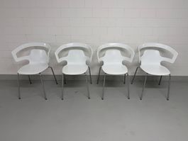 4er Set Designerstühle Alias 500 Segesta Armlehnstuhl