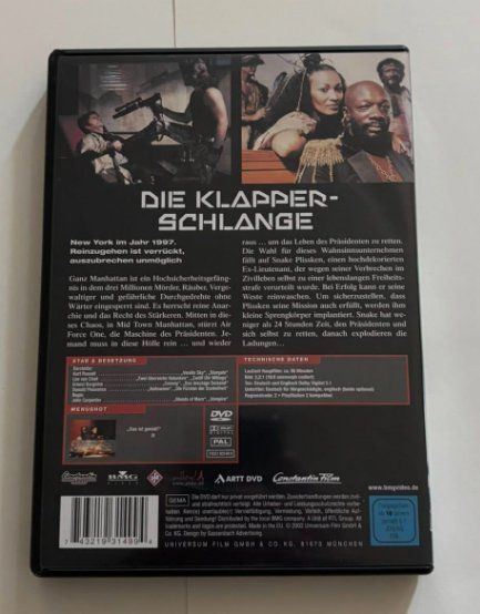 Tutti i DVDs: Die Klapperschlange (1981)DVD Vergriffen – Usato da lupfig venduto da maniacs666 2