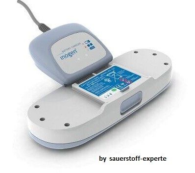 Ladegeräte: Externes Ladegerät zu INOGEN G5, Rove 6, Sauerstoffgerät – Neu und originalverpackt aus Brissago von sauerstoff-experte