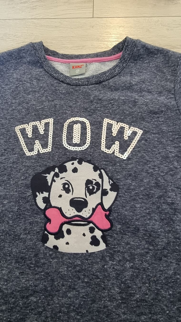 Maglioni & Felpe: KANZ Mädchenpullover Gr. 128 Dalmatiner Wow kuschelig süss – Nuovo (secondo la descrizione) da Wigoltingen venduto da Zuckerfee84 1