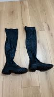 ZARA Damen High Heels Stiefel Schuhe ! Schwarz ! Gr. 38 !