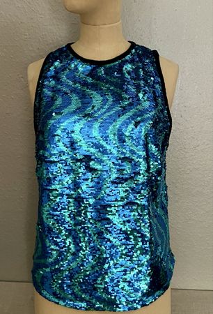 Top du soir à paillettes  ZARA neuf, 