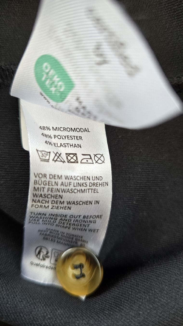 Camicette: Hemdbluse kate storm M Modal schwarz – Nuovo (secondo la descrizione) da Untereggen venduto da cla_kb2w 3