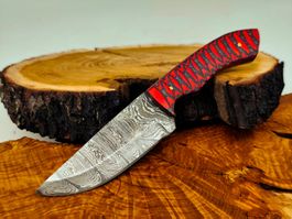 Geprüft! B Knife Faltenstahl DAMASCUS Damast Jagdmesser