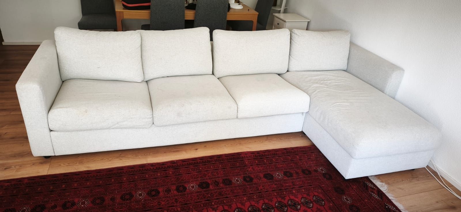 Ikea Divani: IKEA Sofa Vimle 4-Sitzer mit Récamiere Gunnared – Usato da Bern venduto da Khalid6666 2