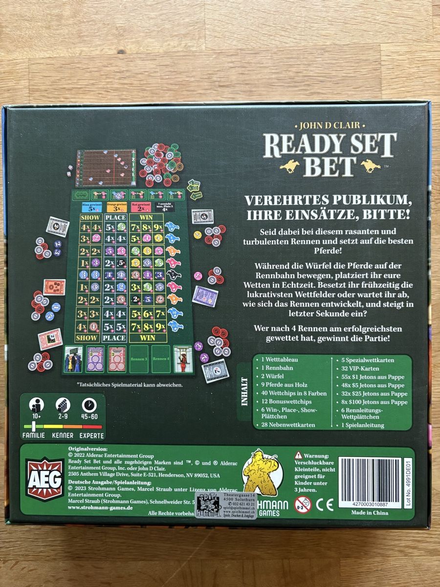 Giochi: Ready Set Bet – Usato da Meilen venduto da VonThomas 1