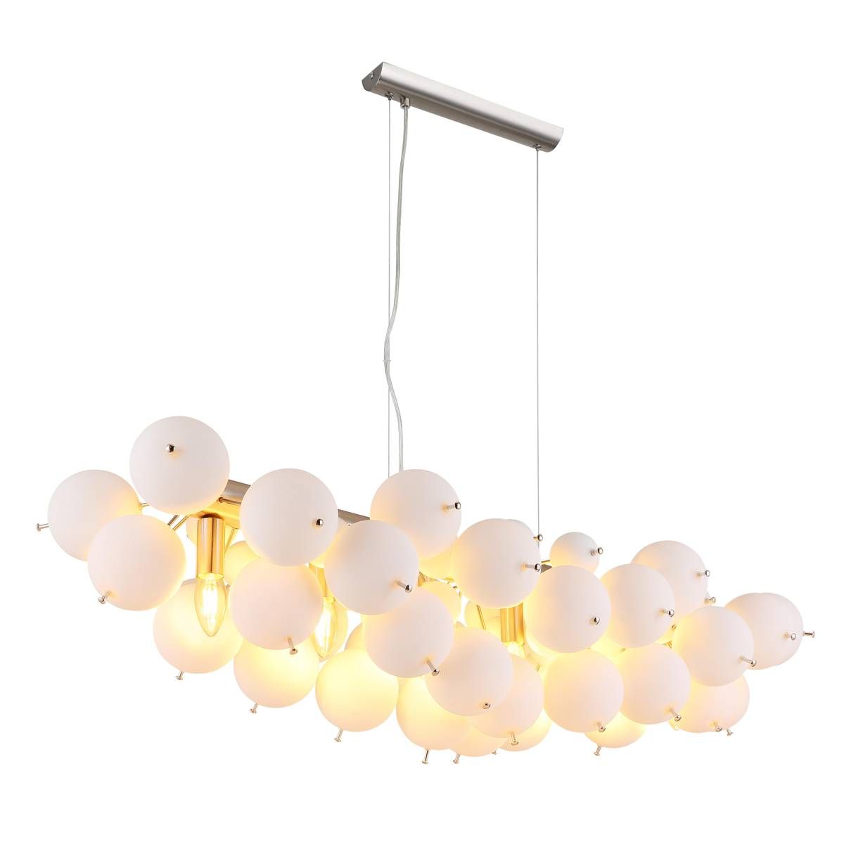 Lampadari & plafoniere: Pendelleuchte, Nickel, 120 cm Höhe – Nuovo (secondo la descrizione) da Kreuzlingen venduto da Smart-Light 1