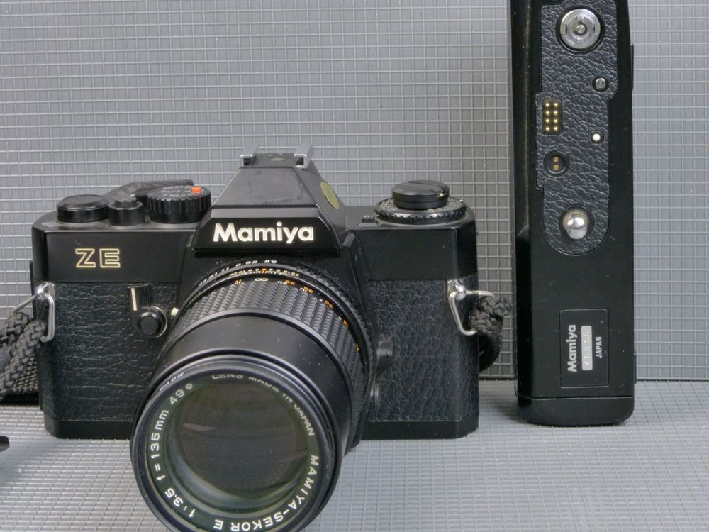 Mamiya ZE-2 Quartz - Appareil Photo Reflex 35mm - Objectif Osawa Macro - Vintage