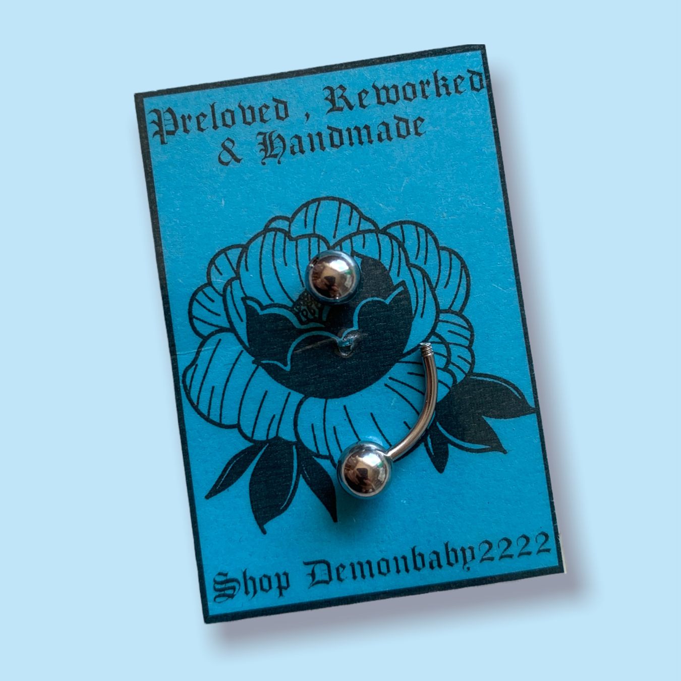 Piercingschmuck: Bent barbell piercing – Neu und originalverpackt aus Basel von demonbaby2222 3