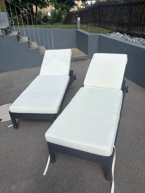 Liegen & Liegestühle: Rattan-Sonnenliegen – Gebraucht aus Tägerwilen von mtrz