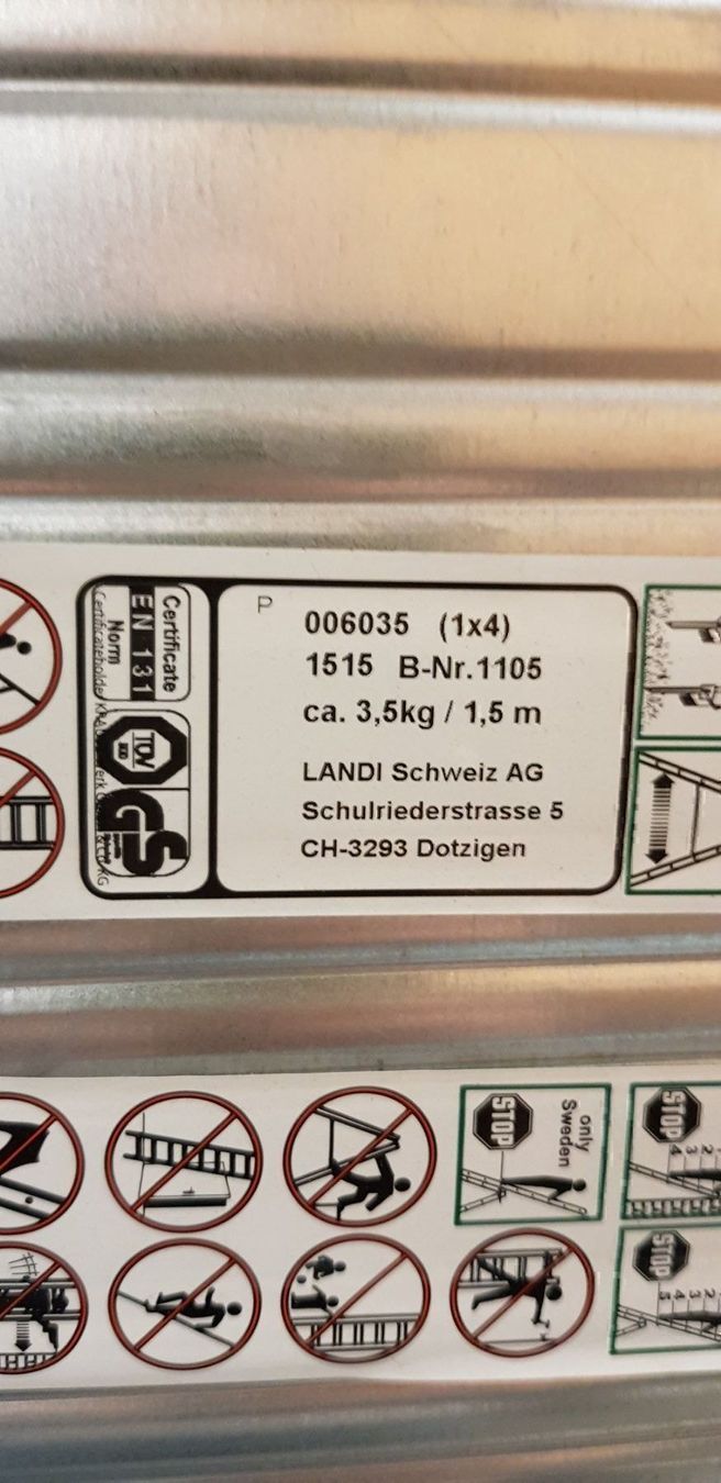 Scale: Alu-Leiter – Usato da Zürich venduto da fiat72 3