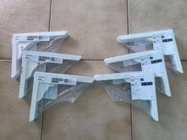 6 équerres blancs IKEA RAMSHULT neufs 803.998.97