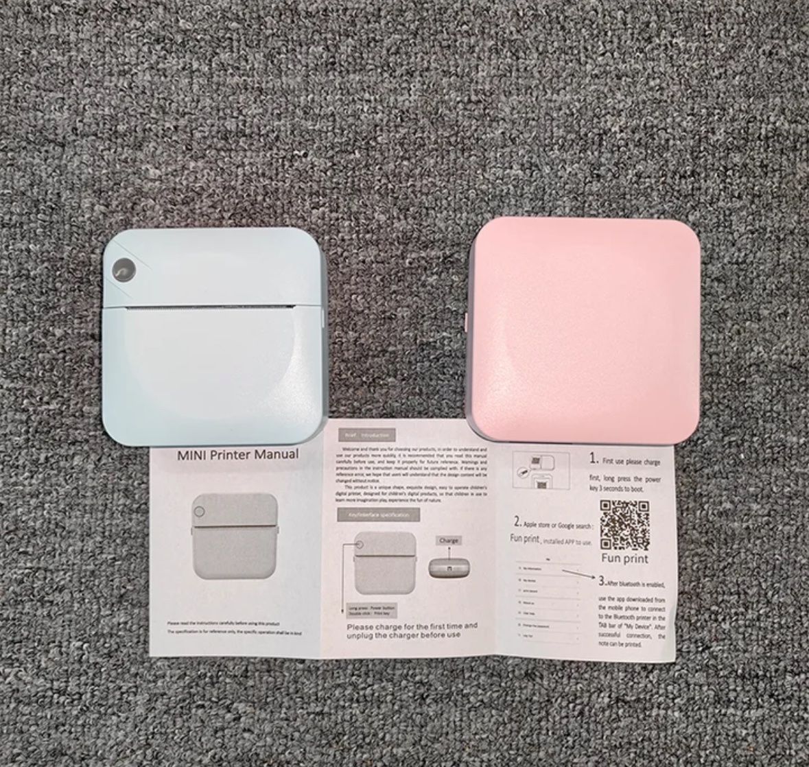 Drucker: Tragbarer Fotodrucker mini Printer Drucker Thermodrucker – Neu und originalverpackt aus Balsthal von Menis-Shop2 7