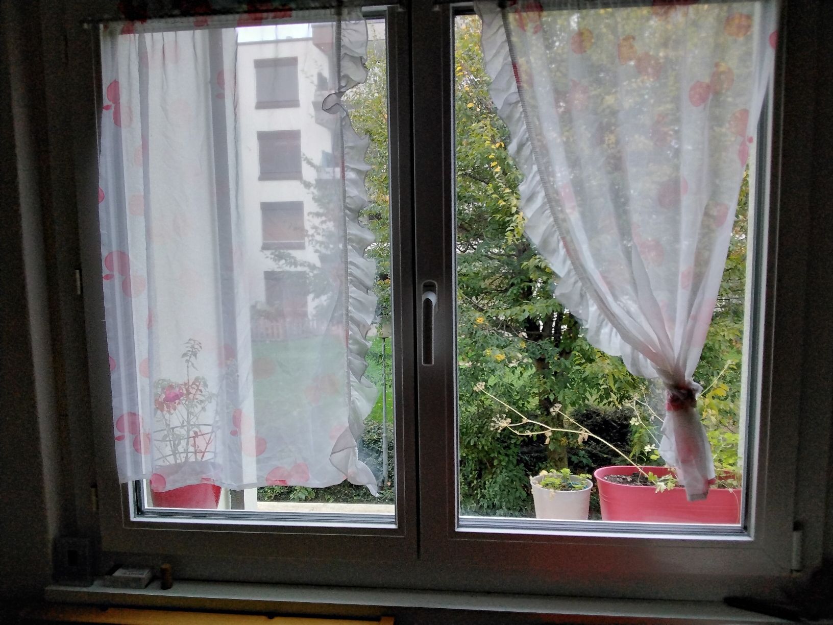 Vorhänge: 2 VINTAGE VORHÄNGE APFEL – Gebraucht aus Biel/Bienne von dasi3