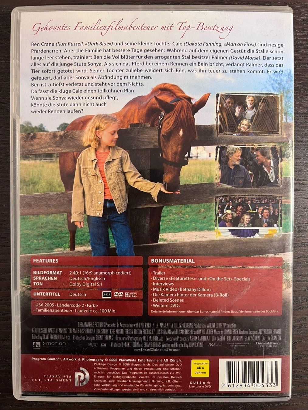 Tutti i DVDs: Dreamer - Ein Traum wird wahr – Usato da Zürich venduto da FilmFreunde 1