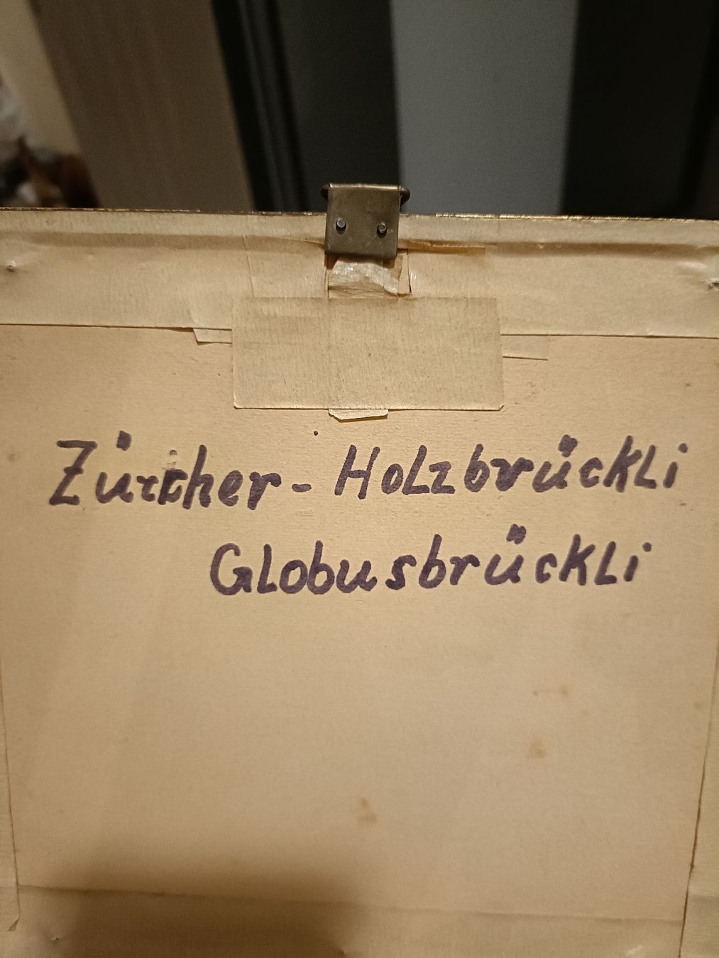 Foto & Immagini: Bild Radierung Globus Brücke – Usato da Bergdietikon venduto da Bico01 1