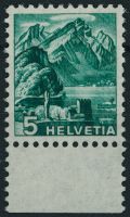 1936 - Landschaftsbilder - Pilatus - Abart - dünnes Papier