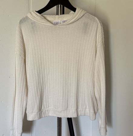 Pull UP2 Fashion crème côtelé, Taille M, impeccable!