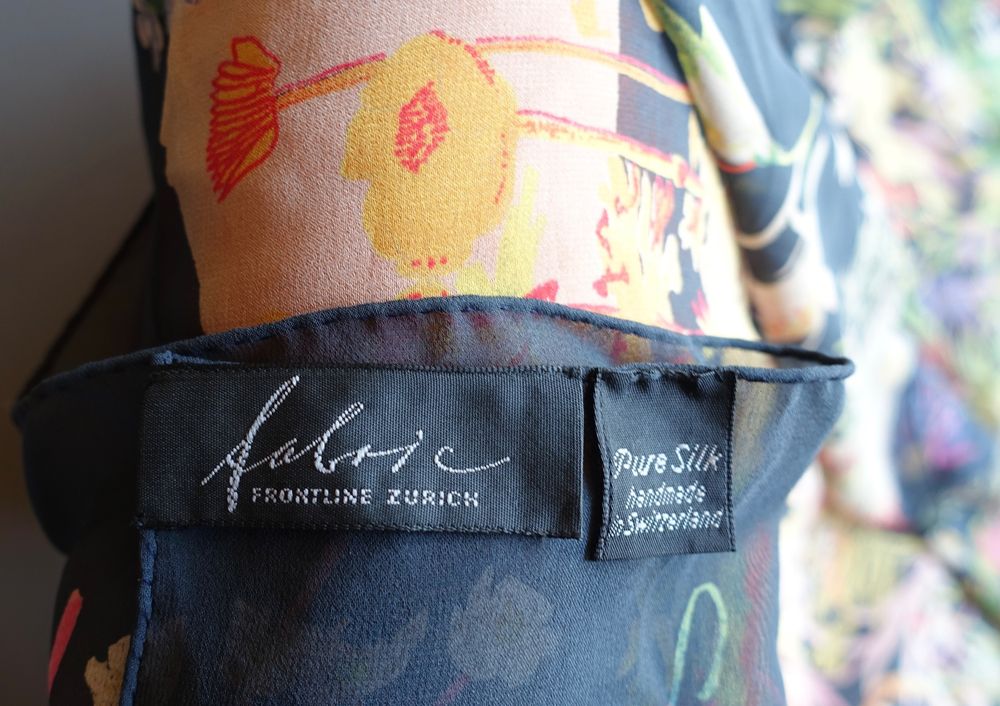 Foulard En Soie Fabric Zurich Frontline - Imprimé Multicolore - Occasion