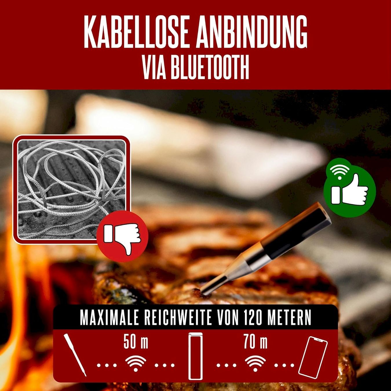 Grils: BBQ-Toro TempTender Grillthermometer – Neuf avec emballage d'origine à Bottighofen par zaap 3