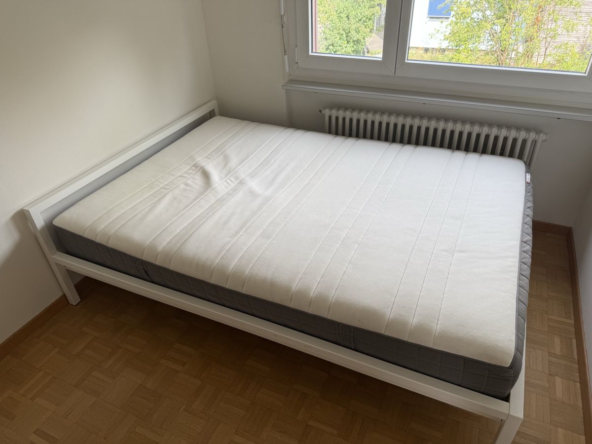 Letti: weisses Alubett 140x200 – Usato da Winterthur venduto da jon_qqy5