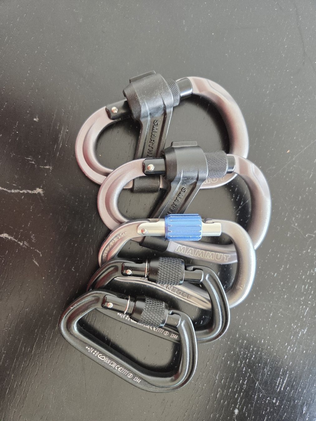 Kletterausrüstungen: Karabiner-Set: 5 Stk. Top Zustand – Gebraucht aus Zürich von Felixnidi