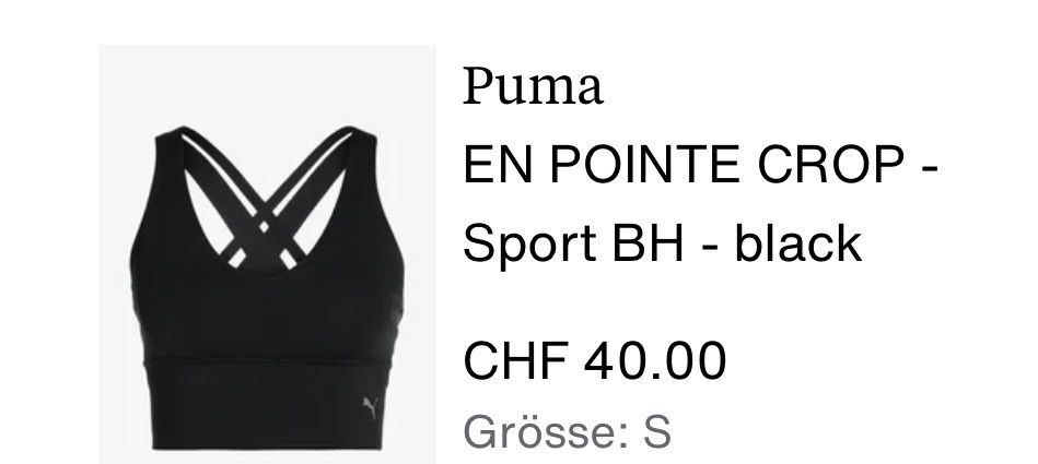 Puma Top: Puma Sport-BH – Usato da Seengen venduto da Noelia_St 2