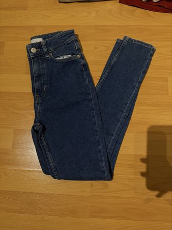 Jean's bleu taille haute femme taille 36 bon état
