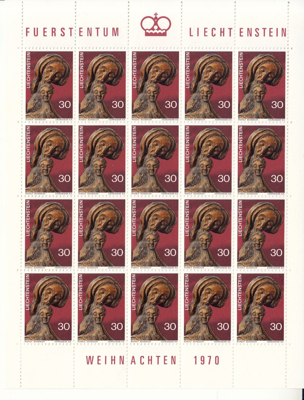 Tutti i francobolli: LBK 469 Bogen postfrisch – Usato da Bürglen TG venduto da StampGraf