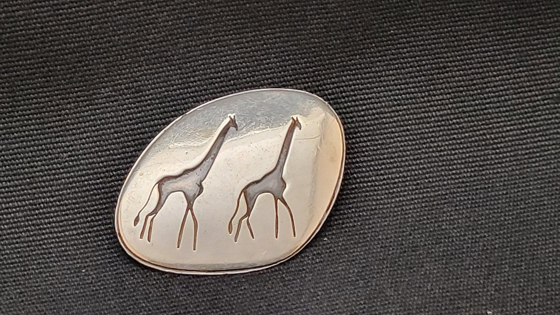 Spille & Fermagli: Vintage Giraffen-Brosche HAGLUND – Usato da Basel venduto da spinne02