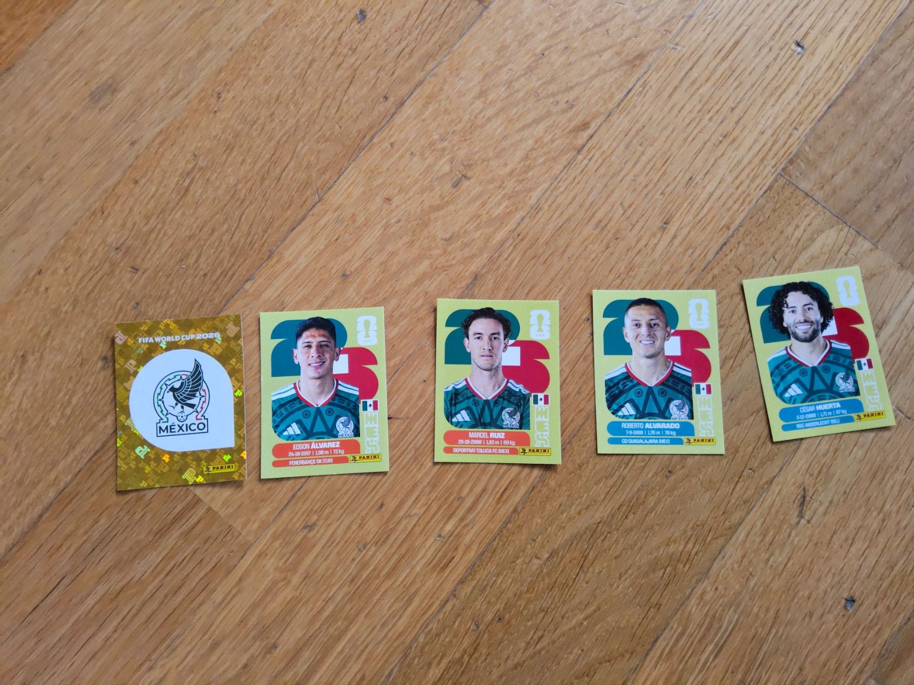 Panini Cartes à collectionner: Panini 2026 MEX 1/10/12/19/20 – Neuf (Voir description) à Freudwil par freny24
