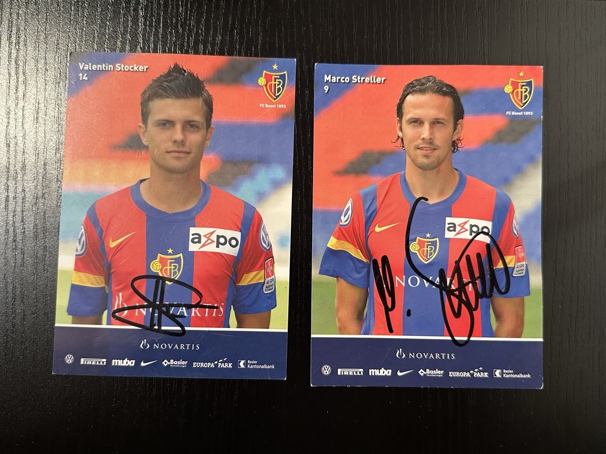 Autographes: FC BASEL AUTOGRAMME – D'occasion à Unterstammheim par Robin059