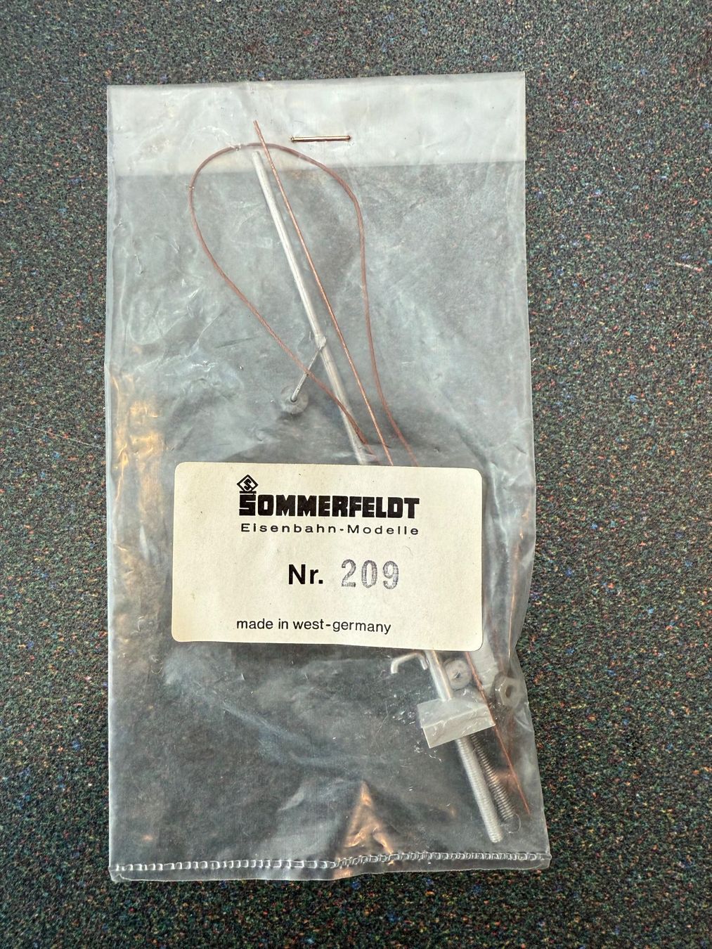 Sommerfeldt Modellini di ferrovie: SOMMERFELDT 209 STRECKENMAST-BAUSATZ FS – Nuovo (secondo la descrizione) da Chiasso venduto da Carrara-Modellismo
