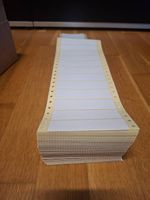 6000 Stück Endlosetiketten, Lochrandetiketten, Selbstklebeet
