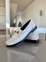 Massimo Dutti Premium Collection Leather Loafers, Size 36