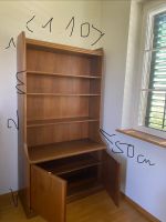 Bücherregal Holz braun 110cm Breite, 200cm Höhe