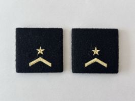 Patelettes - Grade de sergent / sapeurs-pompiers