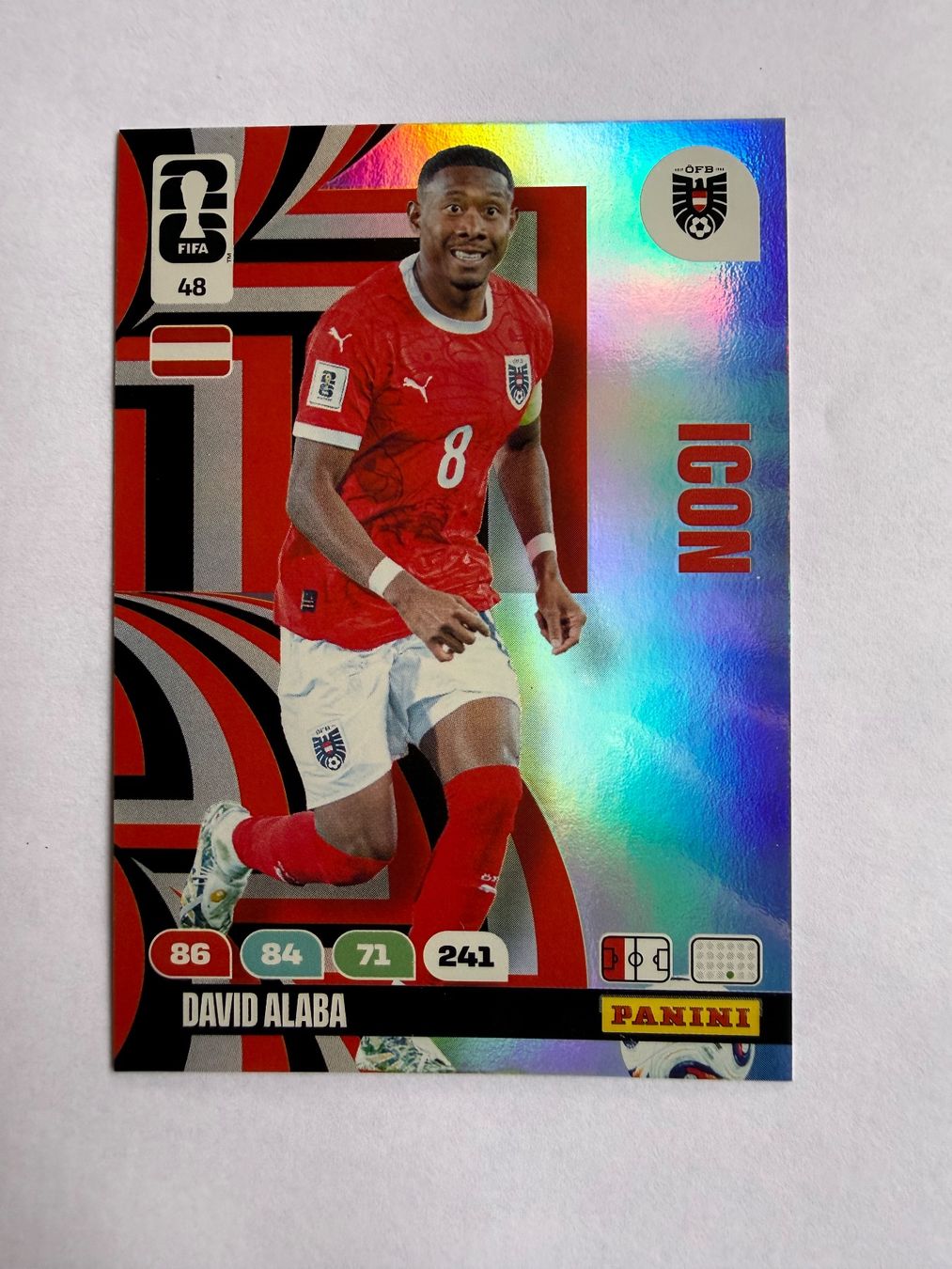 Panini Cartes à collectionner: Adrenalyn XL David Alaba ICON nr 48 – Neuf (Voir description) à Vandoeuvres par mar_x896